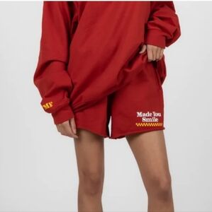 The Mayfair Group Made You Smile - Cherry Sweatshorts